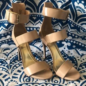 Nude Strappy High Heels